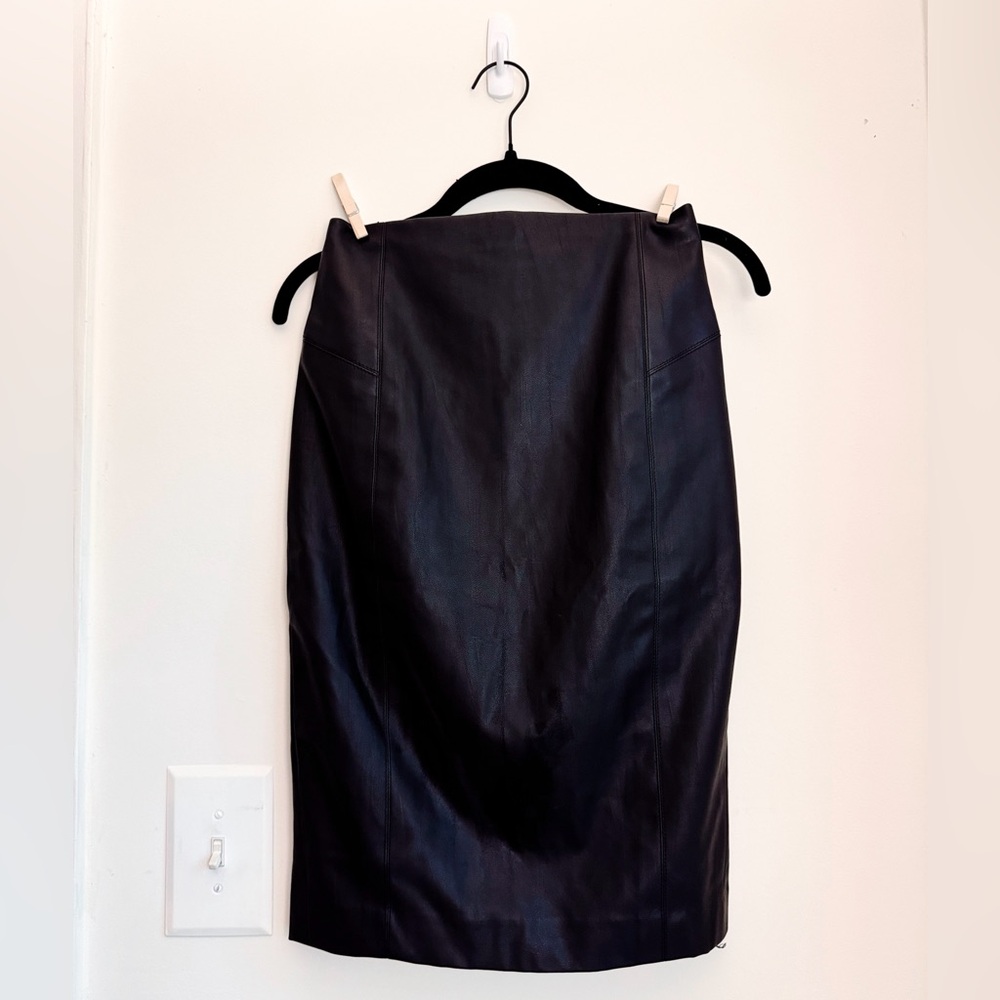 Express Faux Leather Pencil Skirt